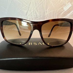 Versace 4179  108/51 Dark Havana / Brown Gradient Tortoise Sunglasses